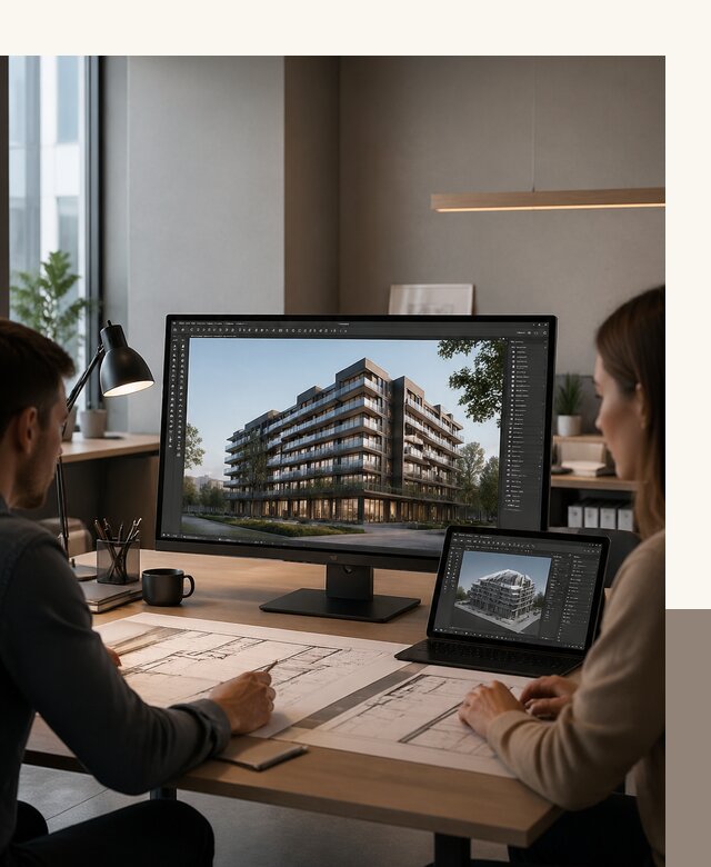 3D визуализация архитектуры и объектов строительства в Новороссийске