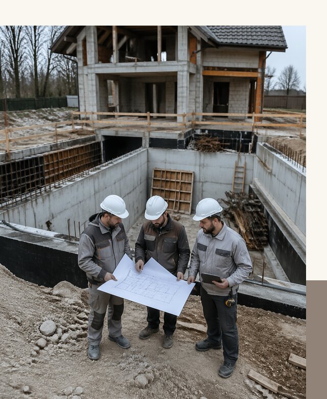 Проектирование и строительство домов с подвалом под ключ в Новороссийске