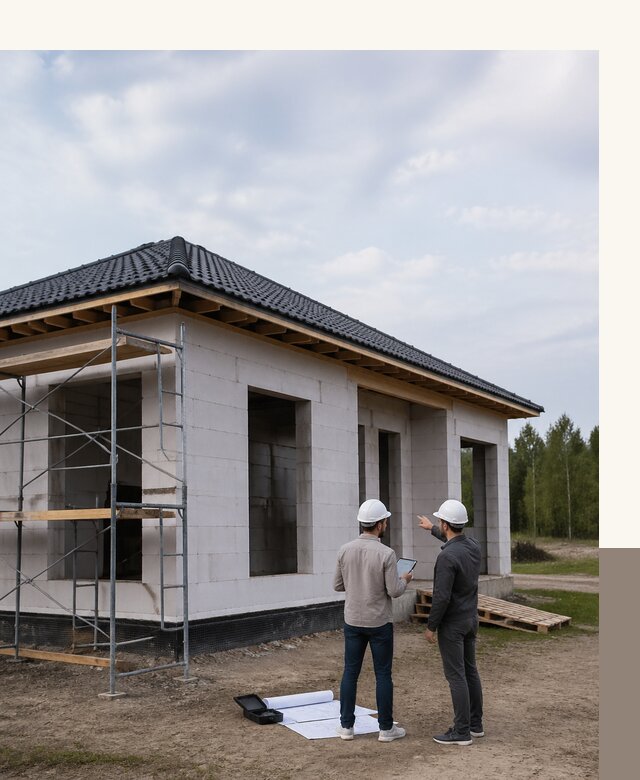 Проектирование одноэтажных домов из газобетона в Новороссийске
